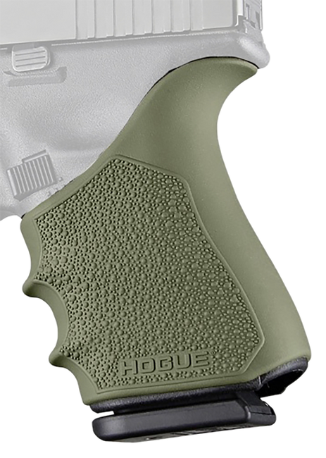 Hogue 17051 Grip Sleeve Handall Beavertail OD Green Rubber