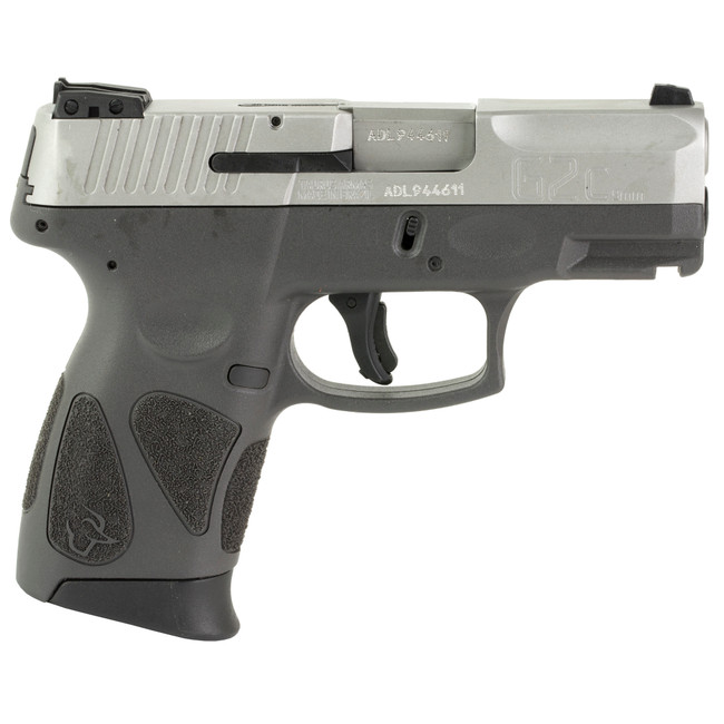 Taurus G2C 9mm Luger 3.26 Inch 12 Rounds Gray Stainless Steel - 1G2C93912G - 725327617389