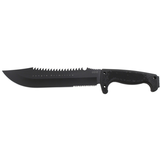 SOG JUNGLE PRIMITIVE BLK 9.5" W/STH - SOGF03TNCP - 729857994705