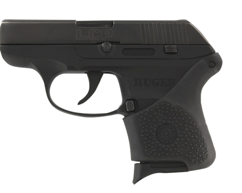 Hogue 18100 HandAll Hybrid Grip Sleeve made of Rubber with Textured Black  Finish for Ruger LCP