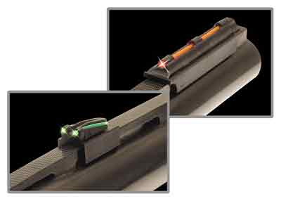 Truglo TG941XD Magnum Gobble-Dot Xtreme Benelli Legacy, M1 Field, Montefeltro, Super Black Eagle, Vinci 12 ga Fiber Optic Red Fiber Optic Green 5/16" Rib