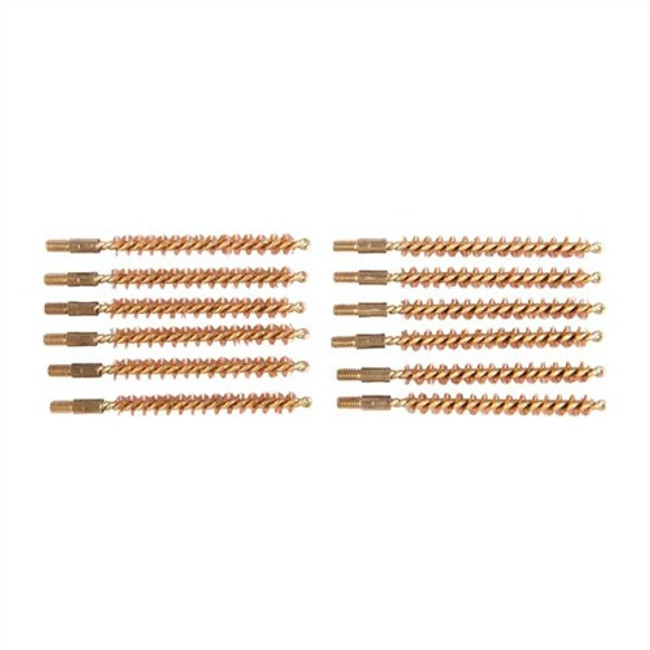 6MM 8-32M BRONZE BRUSHES 12 PACK