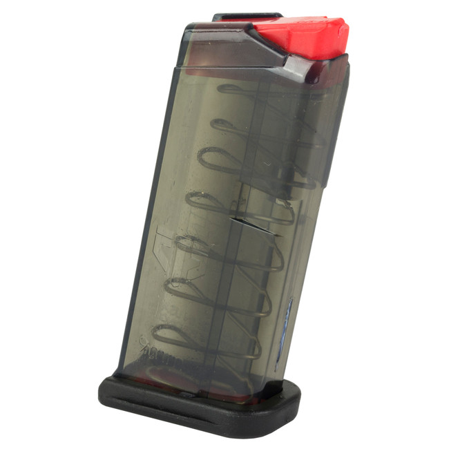 ETS Group 7rd 9mm Luger Magazine Compatible with Glock 43 Carbon Smoke - SMKGLK43 - 850016478504