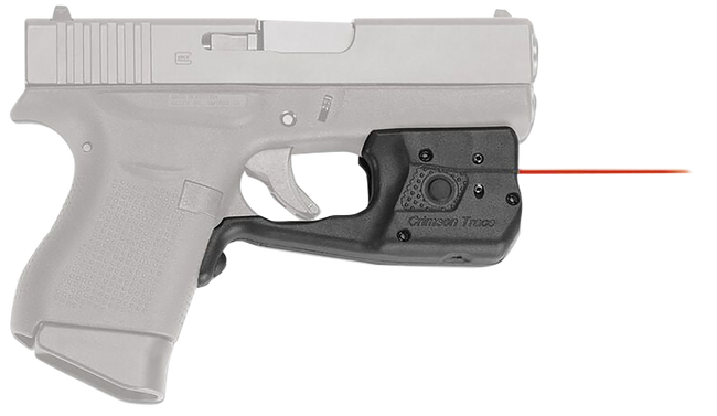 Crimson Trace 0152801 LL-803 Laserguard Pro  Black Red Laser Glock 42/43/43X/48