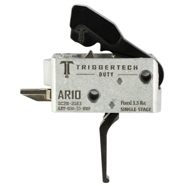 TriggerTech Duty Flat Trigger Single-Stage 3.50 lbs Draw Weight Fits AR-10 - AHTSDB33NNF - 885768003568