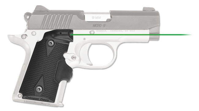 Crimson Trace 01-5620-1 LG-409G Lasergrips  Black Green Laser Kimber Micro 9