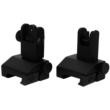 TacFire IS002 Flip Up Iron Sights AR Platform Spring Loaded Anodized Aluminum