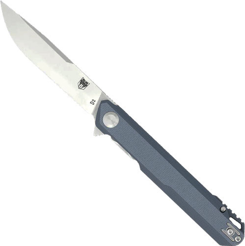 CobraTec Monarch G-10 Folder Knife Folding Blade Grey - CTMONGRY - 099654042900