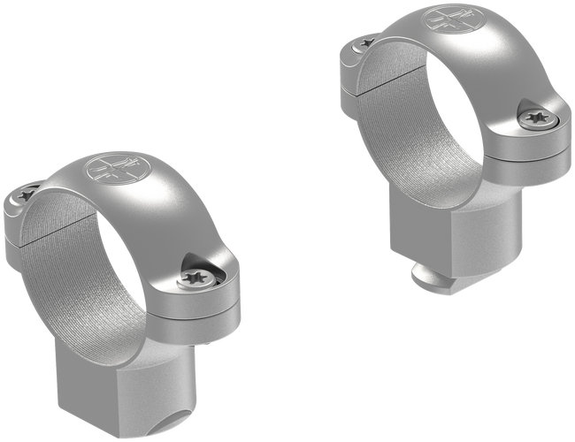 Leupold STD Scope Rings Silver 1 in High for STD Mounting Bases