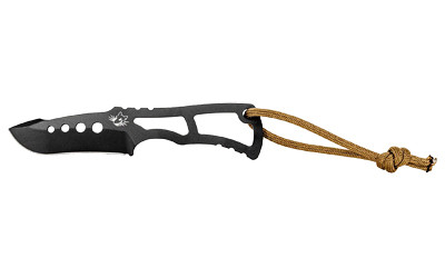Southern Grind SG04030100 Vermin  Fixed Drop Point Plain Black S35VN SS Blade, Includes Lanyard/Sheath - SG04030100 - 814660020700