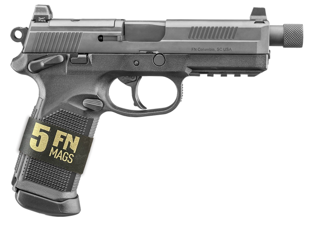 FN FNX Tactical 45 ACP 5.3in 15 Rounds PVD Serrated Stainless Steel