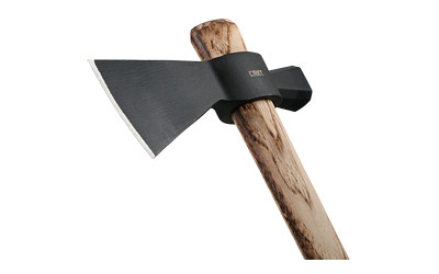 CRKT 2724 Chogan Hammer 2.60" Blade 1055 Carbon Steel Blade Tennessee Hickory Handle 17.88" Long Axe w/Hammer - 2724 - 794023272406