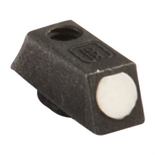 Glock Steel Front Sight Screw On .165 Height .150 Width White Dot