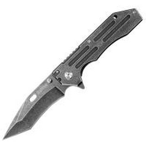 Kershaw Lifter Folding Knife 3-1/2" Tanto Blade Blackwash