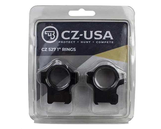 Cz Rings 527 1in 16mm Dovetail Aluminum Base Height 0.550in Matte Finish