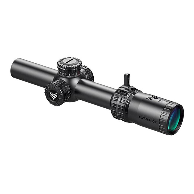Swamp Fox Arrowhead LPVO 1-6x24mm Rifle Scope Guerrilla Dot BDC Green Illuminated