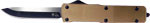 Templar Knives Premium Lightweight Anodized Bronze Small Automatic Knife 3" Drop Point Blade Bronze