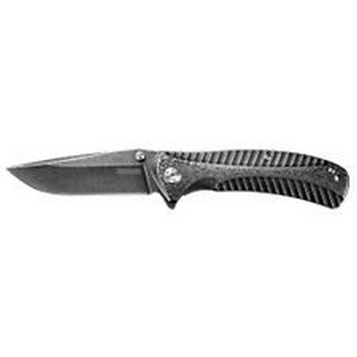 Kershaw Starter Folding Knife 3-2/5" Drop Point Blade Blackwash