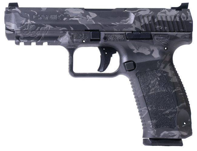 Canik TP9SF 9mm Luger 4.46in 18 Rounds Tiger Dark Gray Semi-Automatic Pistol