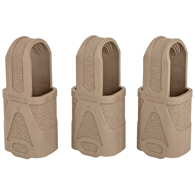 Magpul MAG003-FDE Rubber Magazine Pull 3-Pack Flat Dark Earth 9mm Subgun - MAG003FDE - 873750000138