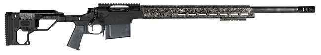 Christensen Arms 8010300501 Modern Precision  338 Lapua Mag 27" Threaded Carbon Fiber Barrel 5+1, Black Nitride Finish, Tungsten Anodized Folding Stock, Polymer Grip - 8010300501 - 696528087199