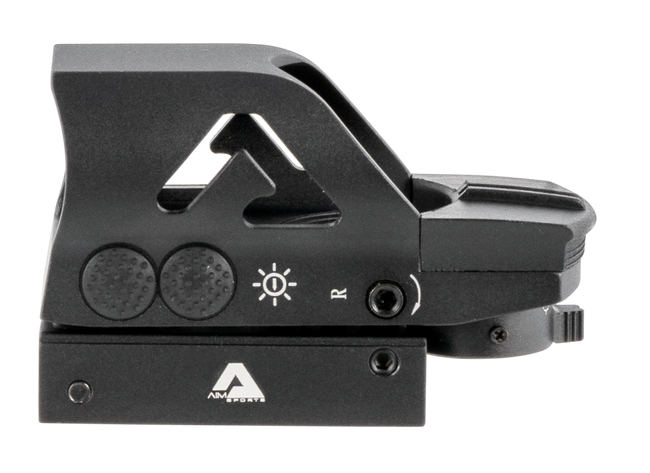 Aim Sports Rt506c Full Size Reflex Sight 1x34mm Red Green Multi Reticle Picatinny