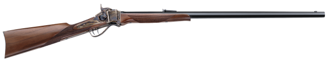 Davide Pedersoli 010S780457 1874 Sporting 45-70 Gov 1rd 32" Octagon Blued Barrel, Color Case Hardened Steel Receiver, Walnut Stock