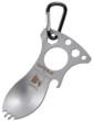 CRKT Eat N Tool - Bead Blast - Spoon Fork Bottle Opener Screwdriver/Pry Tip Metric Wrenches Carabiner