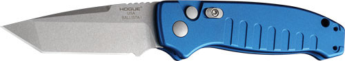 Hogue Ballista I Automatic Folder Knife 3 1/2" Tanto Blade Blue