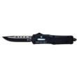 Templar Knife Large Come And Take It OTF Knife 3-1/2" Drop Point Blade Black