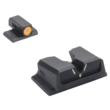 Meprolight Hyper Bright V-Sight Fixed Pistol Set for S&W M&P Green Orange