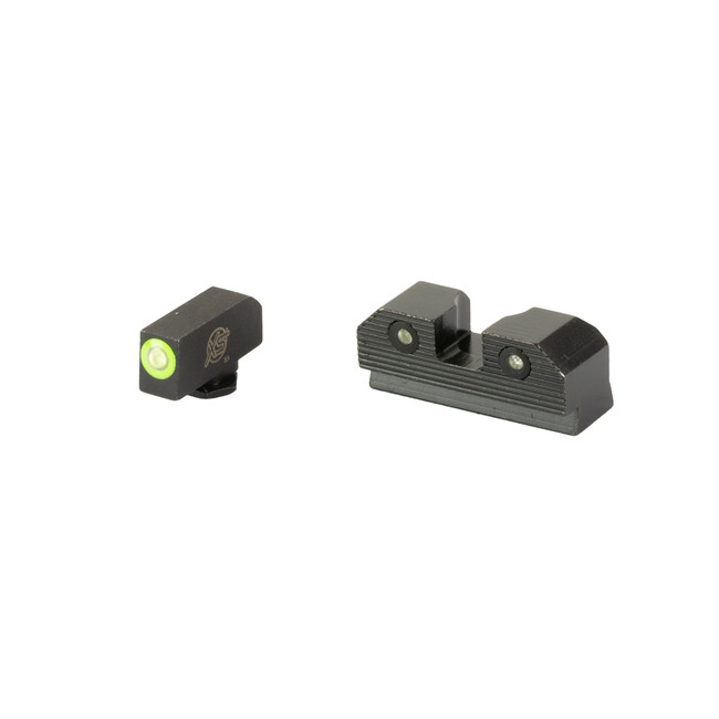 Xs Sights R3D 2.0 Night Sights Green Front Black Rear for Glock 20 21 29 30 30S 37 40 41 - GL-R202P-6G - 647533003810
