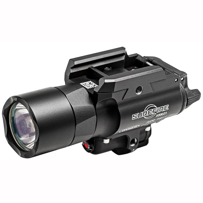SureFire X400UHARD 1000 Lumen White LED Red Laser for Rail Pistols