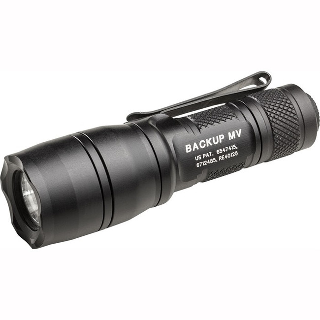 SureFire E1BMV E1B BackUp Max Vision 5 to 400 Lumens LED Flashlight Aluminum