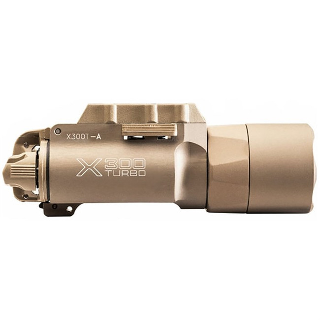 Surefire X300T-A Turbo Weapon Light 650 Lumens Tan Universal Picatinny Mount
