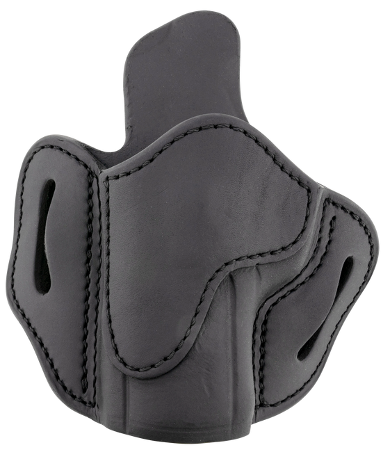 1791 Gunleather ORBH24SSBLL BH2.4S Optic Ready OWB Size 2.4S Stealth Black Leather Belt Slide Fits FN 509/HK VP9SK