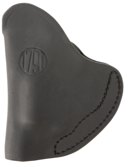 1791 Gunleather RVHIWB1TSBLR RVH  IWB Size 01 Stealth Black Leather Belt Clip Right Hand                                                                                                                