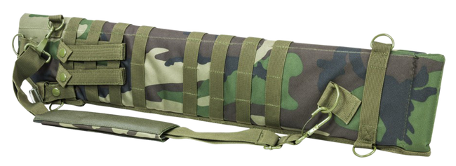 NcStar CVSCB2917WC VISM Shotgun Scabbard Woodland Camo 600D PVC 29"- 34.75"