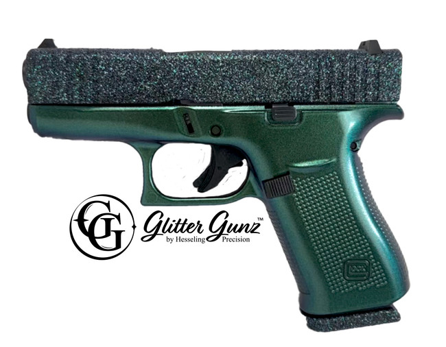 Glock 43X 9mm, 3.4in. Barrel, 10rd - Glitter