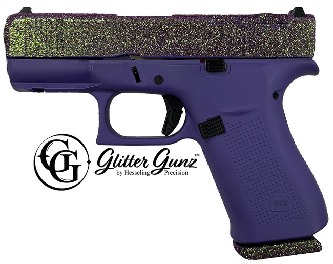 Glock G43X Mos 9mm Luger 3.4in Barrel 10rd Glitter