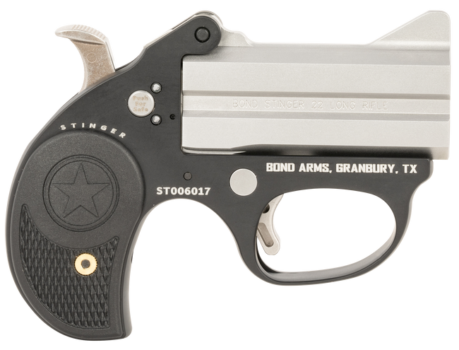 Bond Arms Stinger 22 Long Rifle, 3in. Barrel, 2rd - Stainless (BAST)