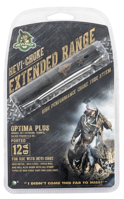 HEVI-Shot 560124 Hevi-Choke Waterfowl Beretta Optima Plus 12 Gauge Extended Range 17-4 Stainless Steel Black (Ported)                                                                                   
