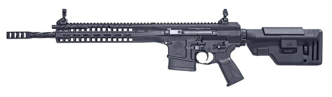 LWRC Repr MkII 308 Winchester 16in Fluted Barrel Compensator Black Fluted