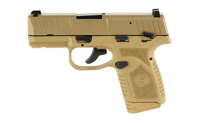 FN 66101417 Reflex  9mm Luger 15+1 11+1 3.30" Micro-Compact Frame Flat Dark Earth PVD Serrated Steel Slide w/Picatinny Rail Stippled Grip Ambidextrous - 66101417 - 845737017750