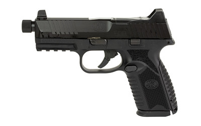 FN 66100838 509MT  Mid-Size Frame 9mm Luger 10+1 4.50" Black Target Crown/Threaded Steel Barrel, Matte Black Optic Ready/Serrated Steel Slide, Matte Black Polymer Frame w/Picatinny Rail, Ambidextrous - 66100838 - 845737015176