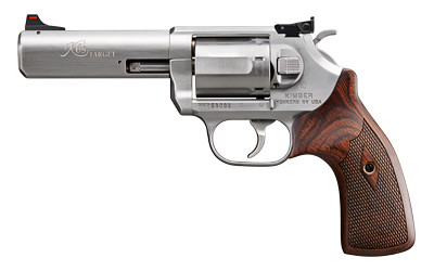 Kimber Mfg.,inc 3700621CA K6S DASA Target (CA) 357 Mag 6+1 4" Brushed Stainless 3 Finger Combat Grip/Diamond Checkering Grip - 3700621CA - 669278976211