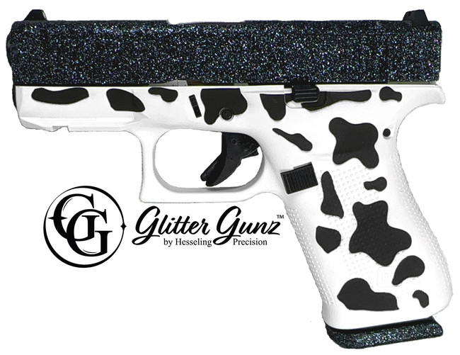 Glock G43X Mos 9mm 3.4in 10rd Cow Glitter