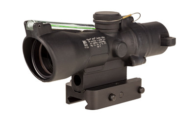 Trijicon Compact ACOG 3x24 Rifle Scope Green Horseshoe/Dot .223/55gr. Illuminated Black w/ Mount
