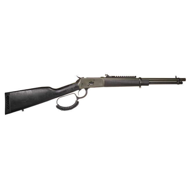 Rossi 9235716B3TB R92  Carbine 357 Mag 8+1 16.50" Moss Green Cerakote Steel Barrel &  Receiver, Black Fixed Stock, Right Hand - 9235716B3TB - 754908328406
