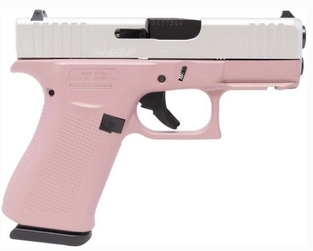 Glock 43X 9mm 3.41in 10rd Pink Champagne Semi-Auto Pistol